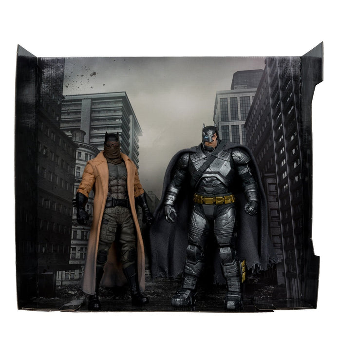 DC Multiverse Exclusive Gold Label Batman Knightmare & Batman Armor Suit 2-Pack (Batman v Superman: Dawn of Justice)