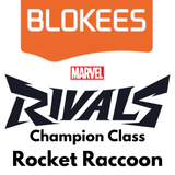 Blokees Champion Class Marvel Rivals Rocket Raccoon