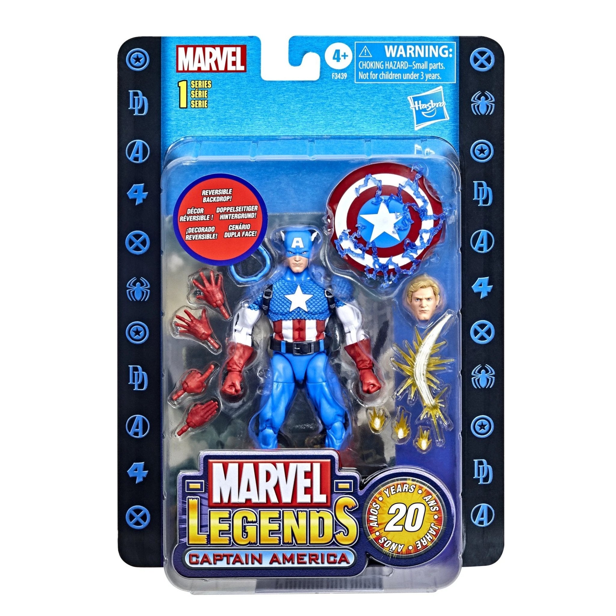 Marvel Legends Series One 20th Anniversary Captain America (Re-Run) - Action Figures