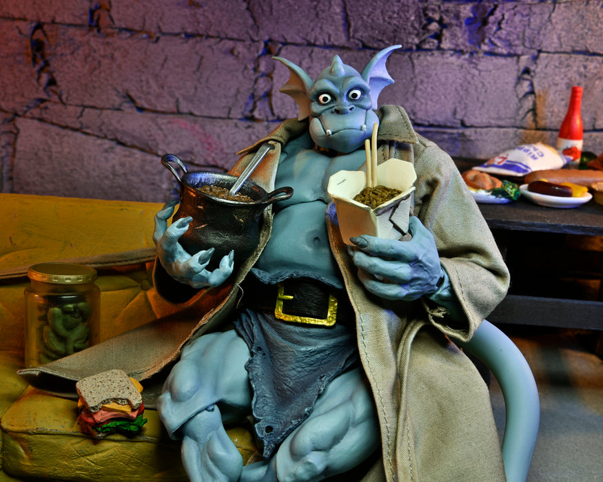 NECA Gargoyles Ultimate “Silver Falcon” Detective Broadway (w/Closed Wings)