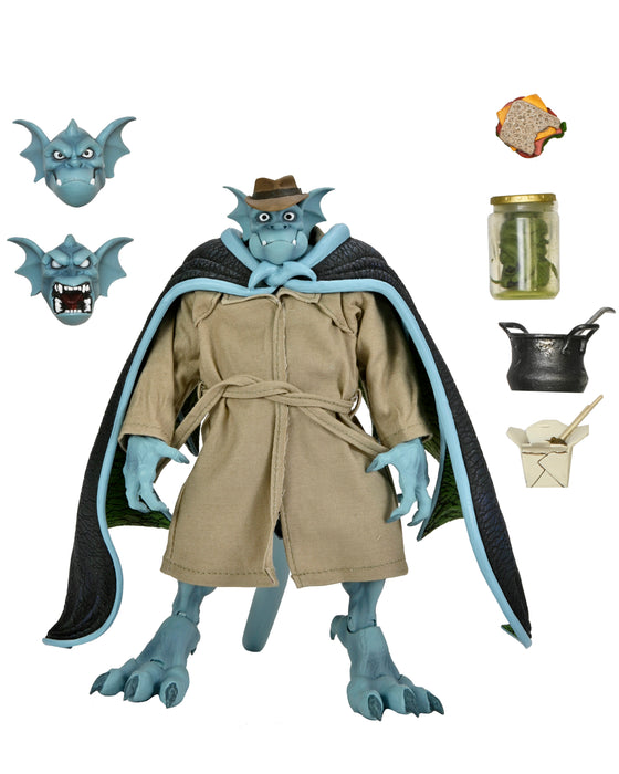 NECA Gargoyles Ultimate “Silver Falcon” Detective Broadway (w/Closed Wings)