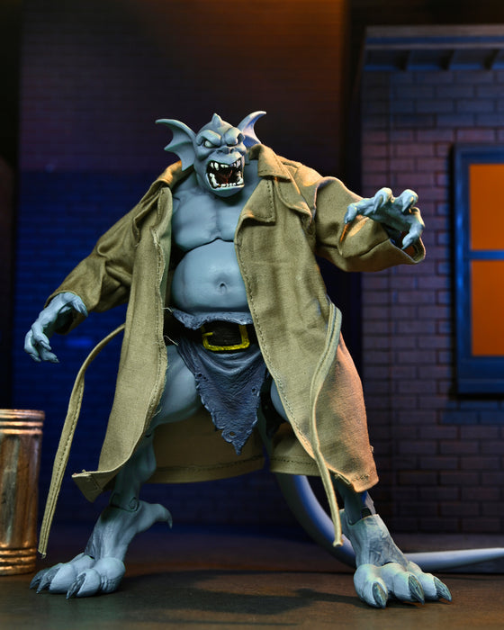 NECA Gargoyles Ultimate “Silver Falcon” Detective Broadway (w/Closed Wings)