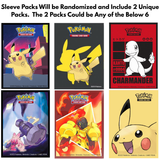 Pokémon TCG: Prismatic Evolutions Booster Bundle with Poke Ball Alcove Storage Box & Pack of Ultra Pro Pokemon Sleeves (65 Count)