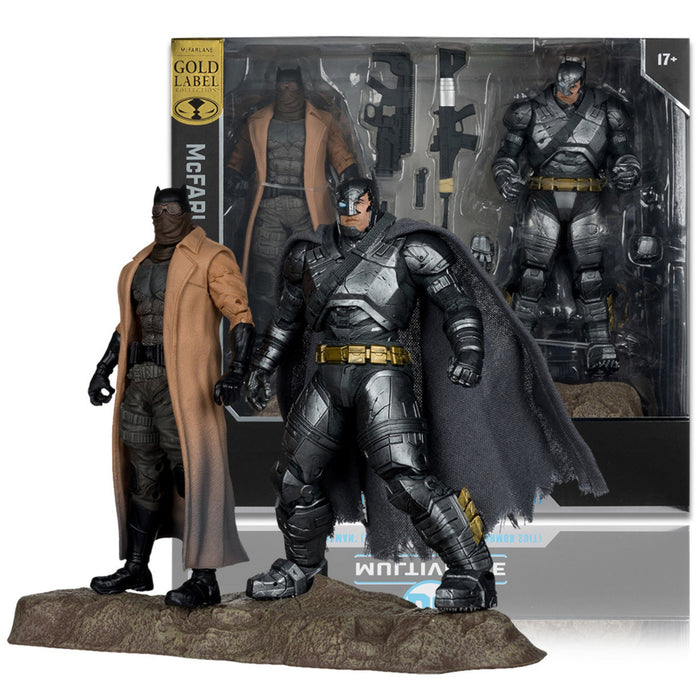 DC Multiverse Exclusive Gold Label Batman Knightmare & Batman Armor Suit 2-Pack (Batman v Superman: Dawn of Justice)