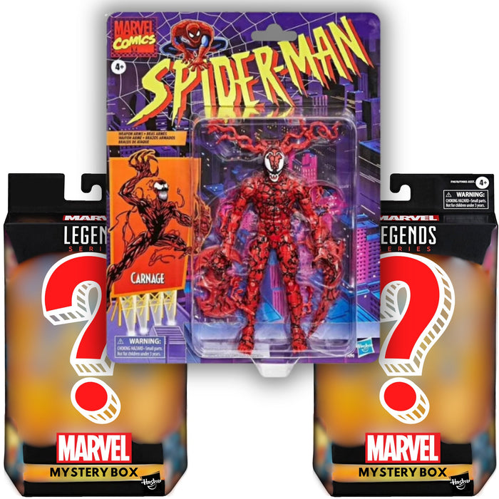 Nerdzoic Mystery Box 018: Marvel Legends Retro Carnage (+2 Mystery Legends!) LIMITED TO 10!