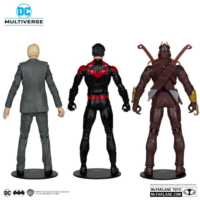 DC Multiverse Exclusive Gold Label Nightwing vs. Talon & Owl 3-Pack (Batman: Court of Owls)