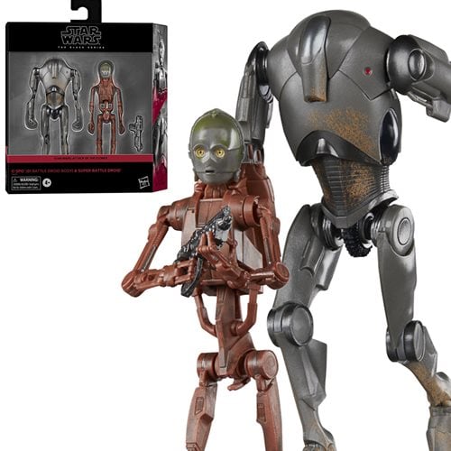 Star Wars Black Series Attack of the Clones C-3PO & Super Battle Droid 2-Pack