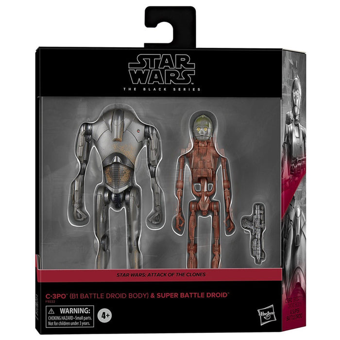 Star Wars Black Series Attack of the Clones C-3PO & Super Battle Droid 2-Pack