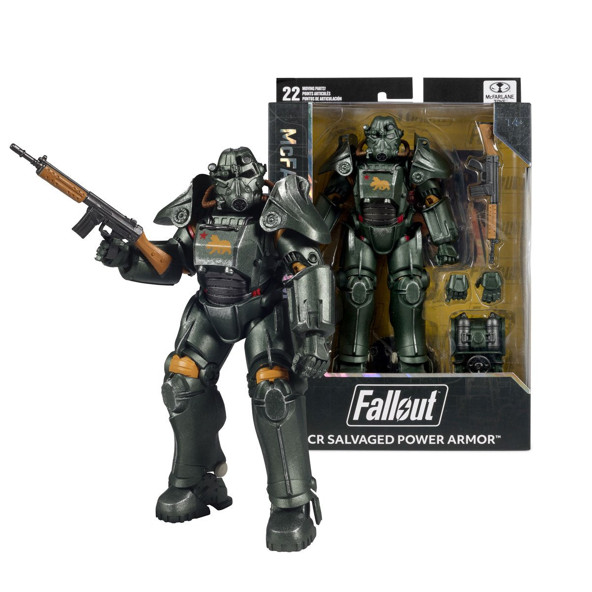 McFarlane Toys Gaming Edition T-45 Power Armor (Fallout: New Vegas NCR ...
