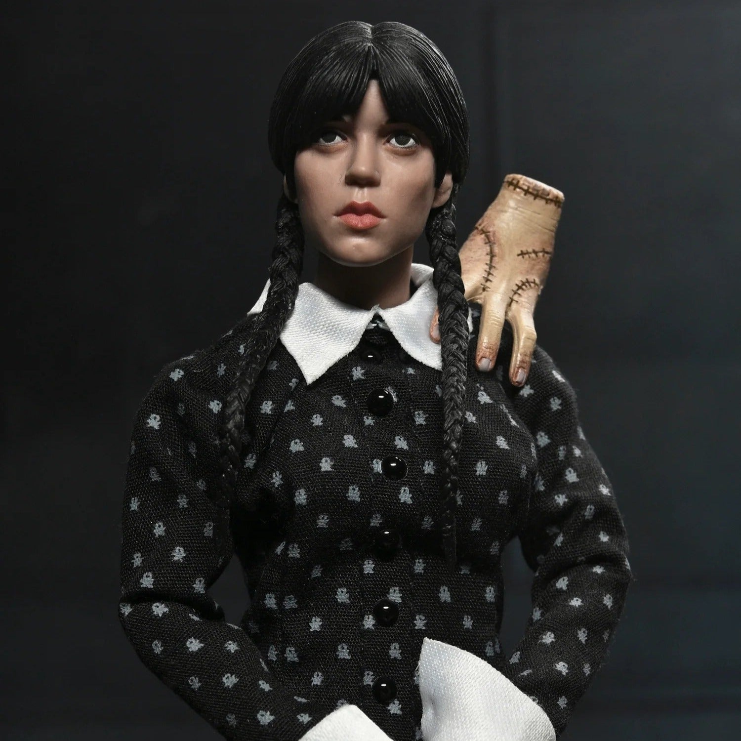 NECA Classic Dress Wednesday Addams (8" Clothed Scale) Nerdzoic Toy Store NECA Classic Dress Wednesday Addams (8" Clothed Scale) Nerdzoic Toy Store