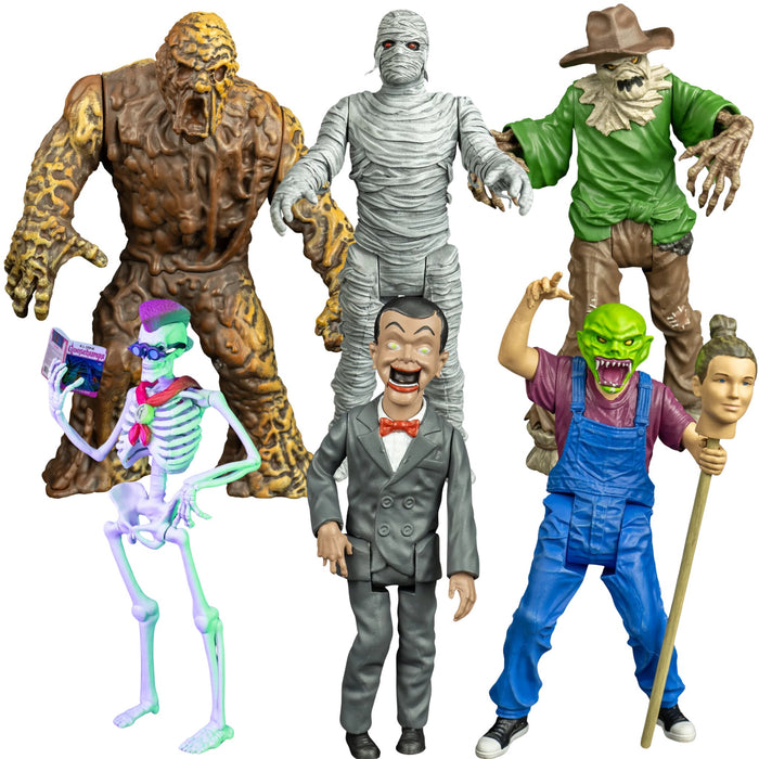 Goosebumps COMPLETE SET OF 5 with Curly Build-A-Figure (5" Scale)