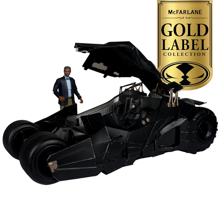 DC Multiverse Exclusive Gold Label Lucious Fox & Tumbler (The Dark Knight)