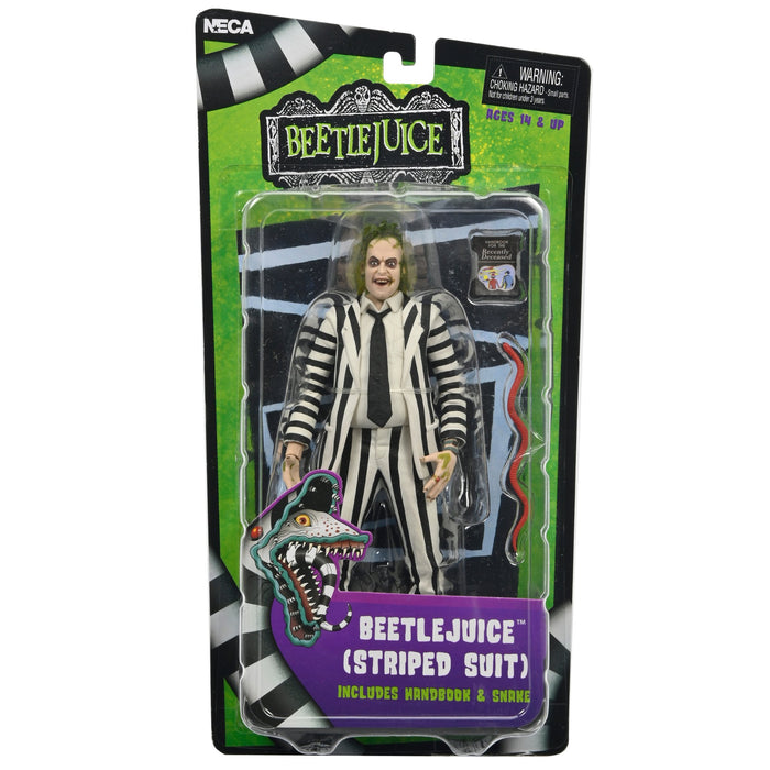 NECA 1988 Beetlejuice (Black and White Striped Suit)