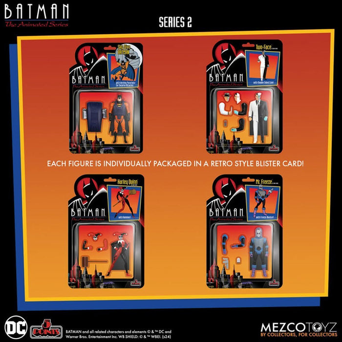 Mezco 5 Points Batman: The Animated Series Volume 2 Deluxe Set of 4