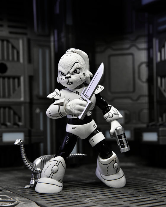 NECA Teenage Mutant Ninja Turtles Ultimate Space Usagi Yojimbo (Black & White)