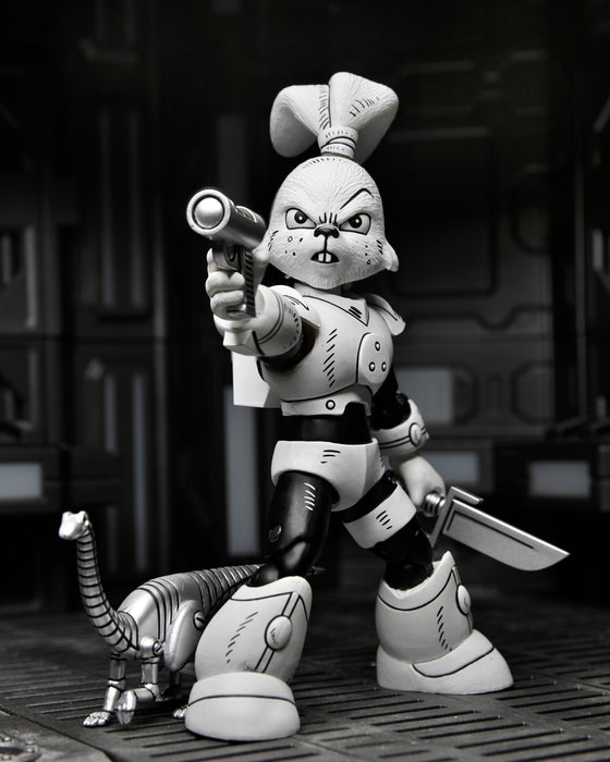 NECA Teenage Mutant Ninja Turtles Ultimate Space Usagi Yojimbo (Black & White)