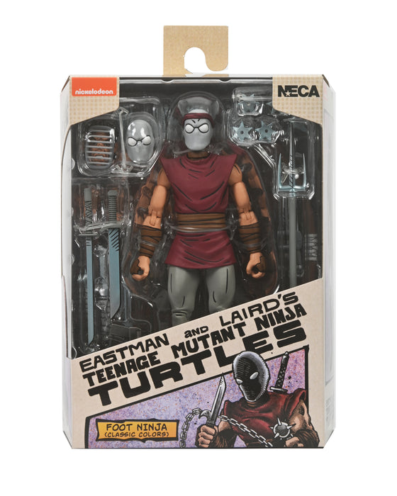 NECA Teenage Mutant Ninja Turtles Mirage Comics Foot Ninja (Classic Colors) ARMY BUILDER CASE OF 6