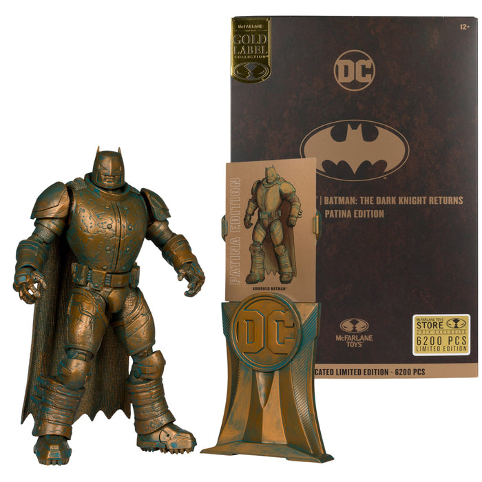 DC Multiverse Exclusive Gold Label Patina Armored Batman (The Dark Knight Returns)