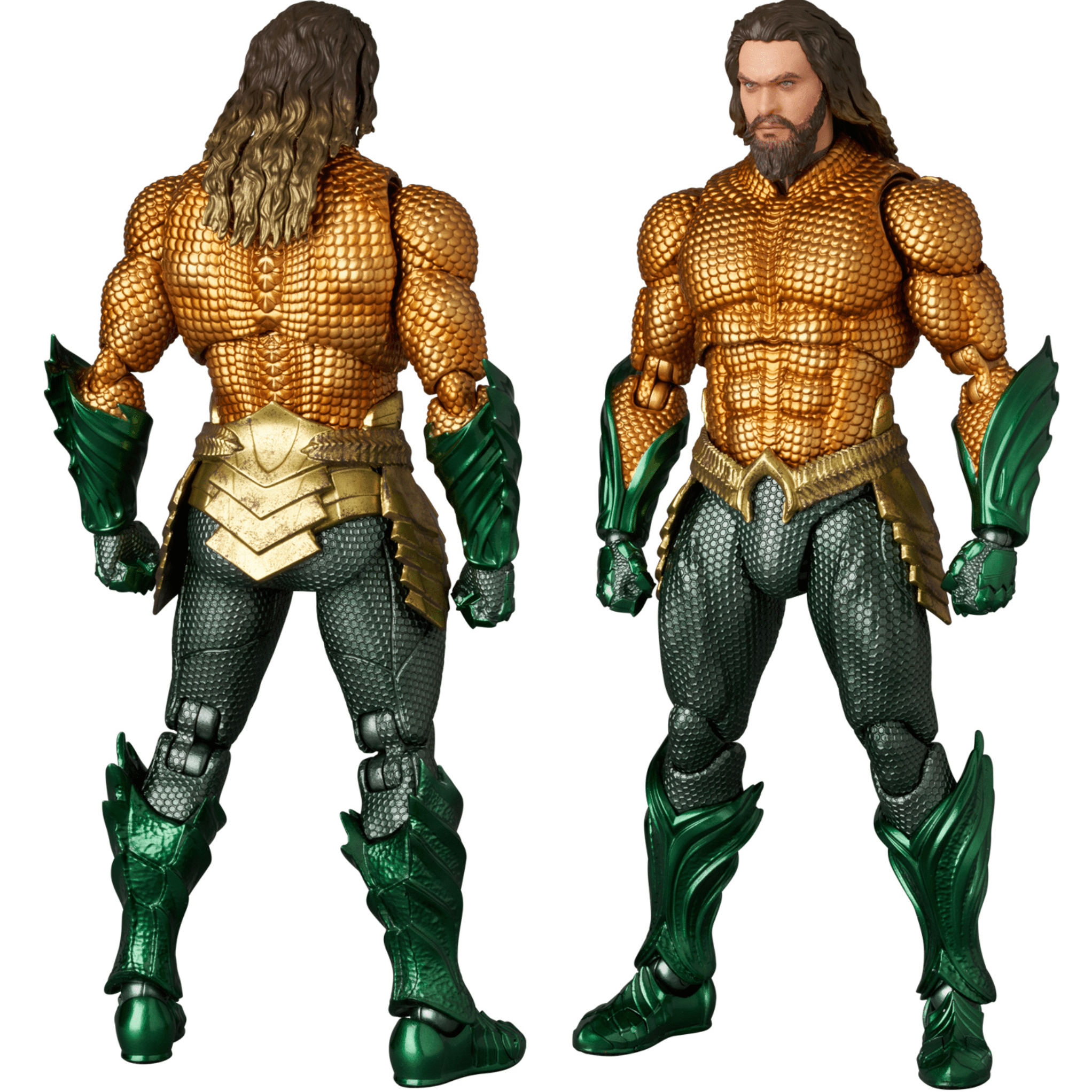 Aquaman and the Lost Kingdom MAFEX #267 Aquaman (Green and Gold Aquaman and the Lost Kingdom MAFEX #267 Aquaman (Green and Gold