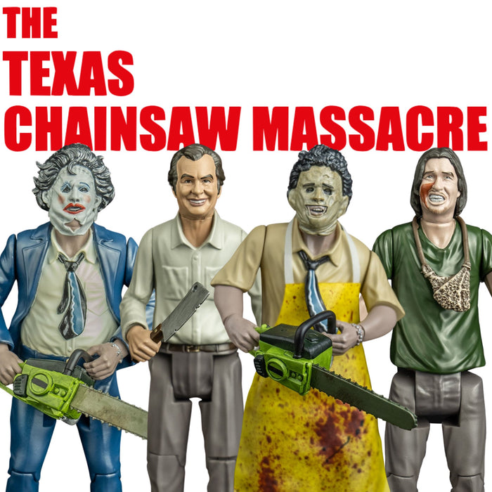 Texas Chainsaw Massacre COMPLETE SET OF 4 (5" Scale)