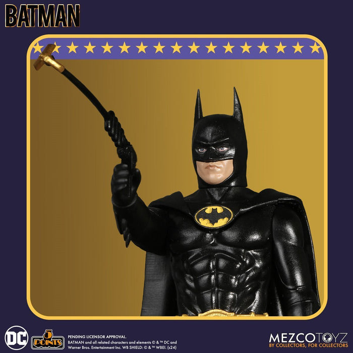 Mezco 5 Points Batman (1989) Set of 3