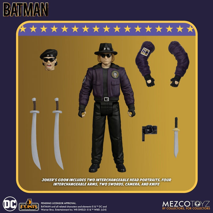 Mezco 5 Points Batman (1989) Set of 3