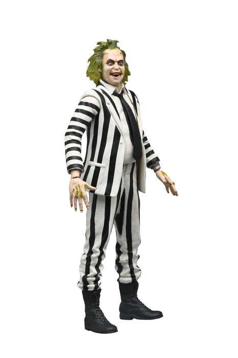 NECA 1988 Beetlejuice (Black and White Striped Suit)