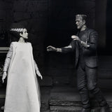 NECA Universal Monsters Bride Of Frankenstein 90th Anniversary The Monster & His Mate 2-Pack (Black & White)