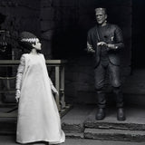 NECA Universal Monsters Bride Of Frankenstein 90th Anniversary The Monster & His Mate 2-Pack (Black & White)