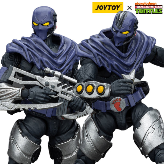 Joy Toy Teenage Mutant Ninja Turtles Foot Soldier SET OF 2 (Both Versions)