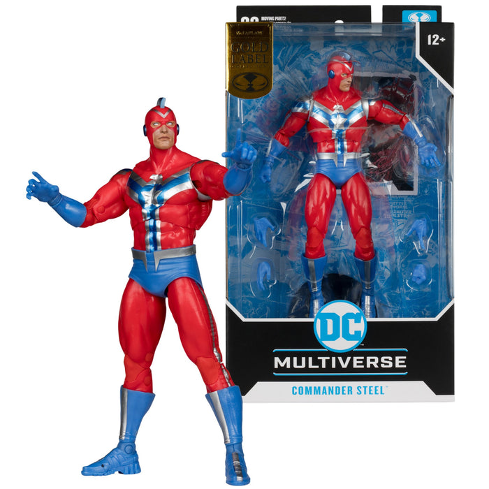 DC Multiverse Exclusive Gold Label Commander Steel