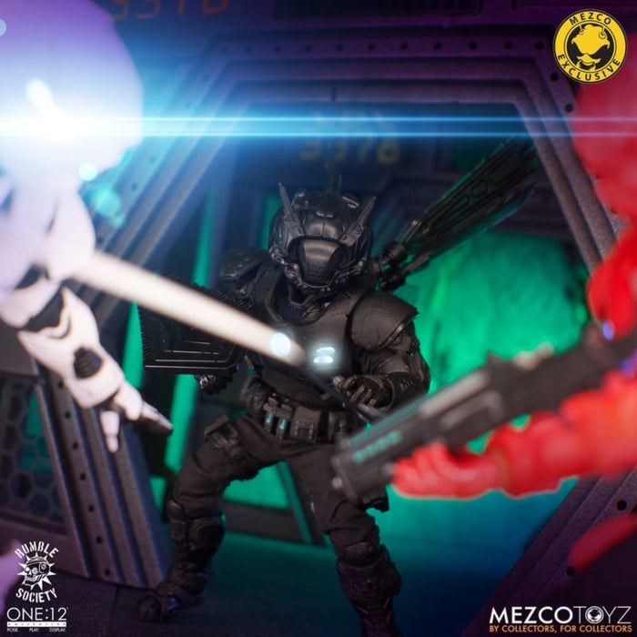 Rumble Society Mezvo One-12 Collective Rumble Society Krig-13: Eradicator Hornet Edition (Former Mezco Store/Convention Exclusive)