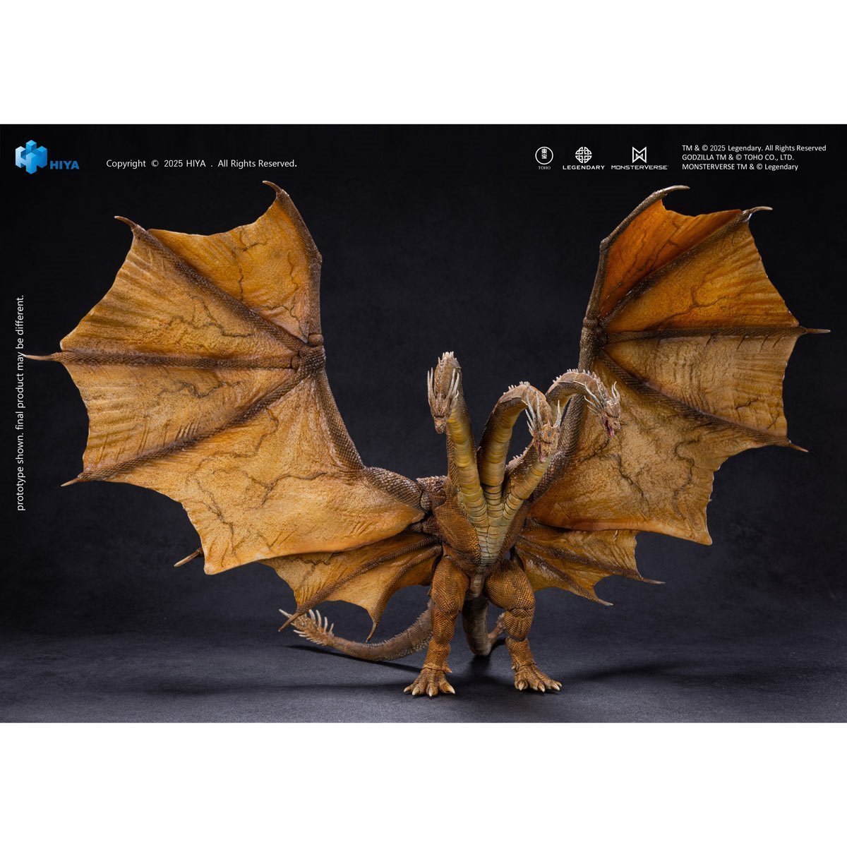 godzilla king of the monsters toys king ghidorah Hiya Toys Exquisite Basic Series Godzilla: King of the Monsters King G – Nerdzoic Toy Store