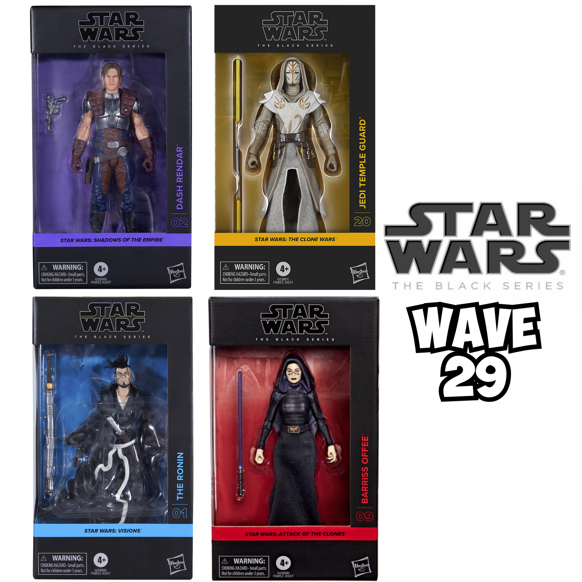 Star Wars The Black Series Wave 29 SET OF 4 – Nerdzoic Toy Store Star Wars The Black Series Wave 29 SET OF 4 – Nerdzoic Toy Store