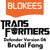 Blokees Transformers Defender 06: Brutal Fang