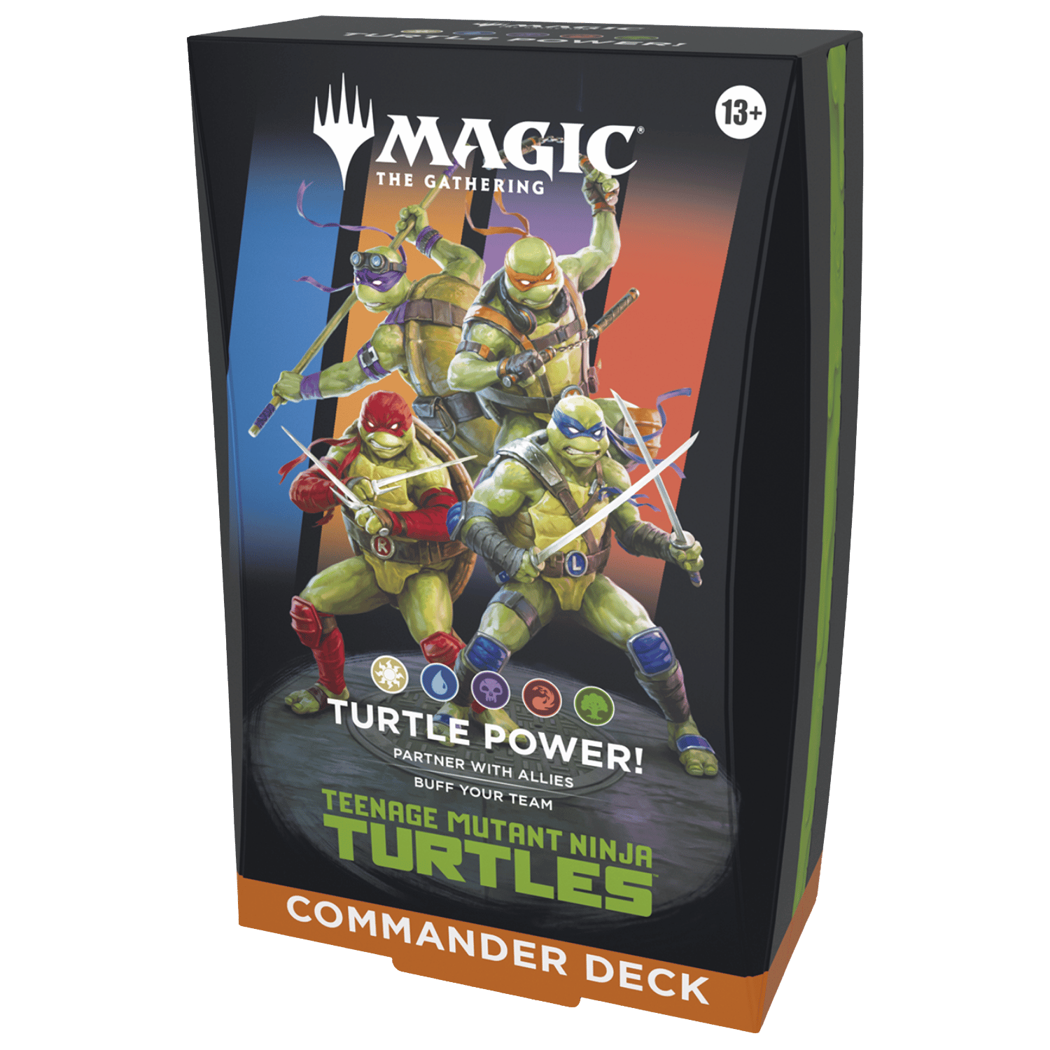Magic: The Gathering Universes Beyond: Teenage Mutant Ninja Turtles Turtle Power Commander Deck - Trading Card Games