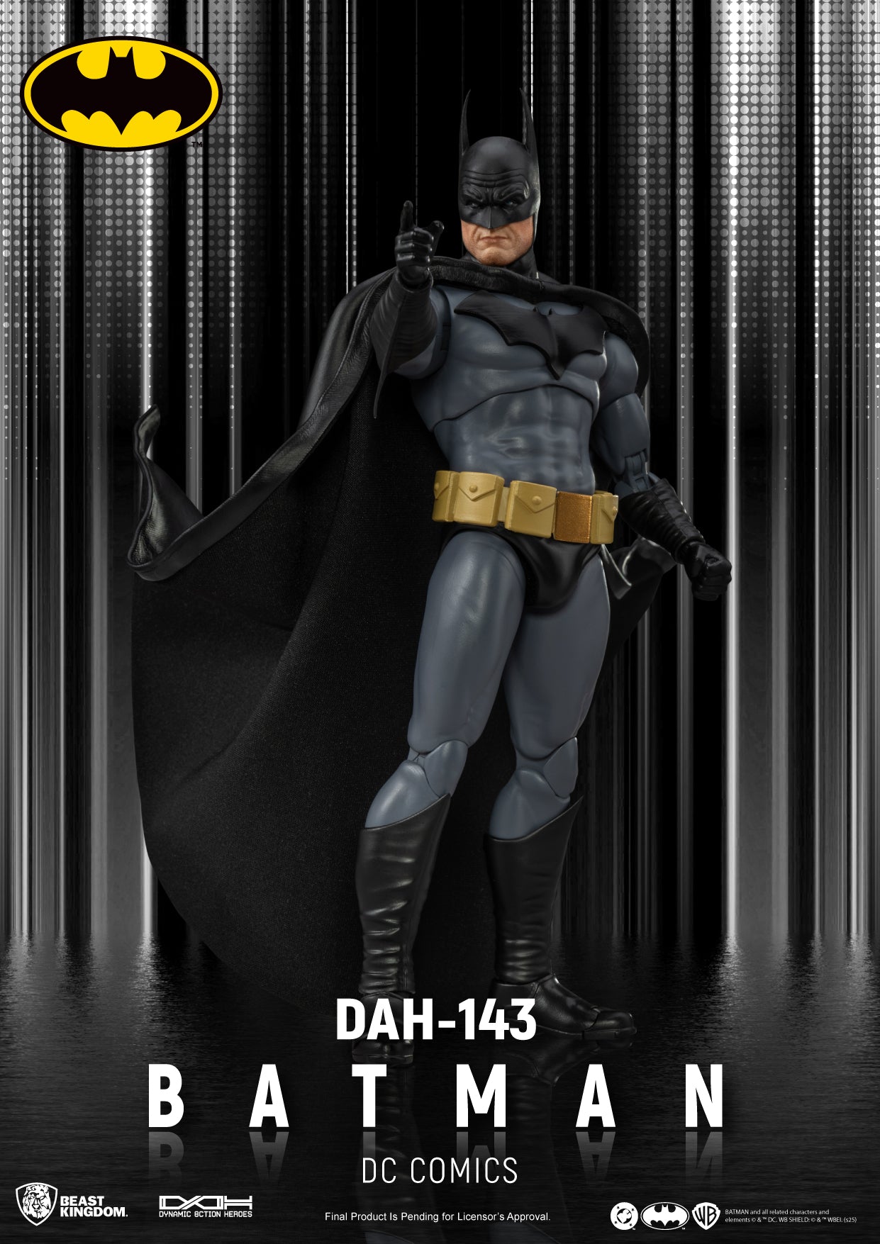 Dynamic Dc Gray DC Comics Dynamic 8ction Heroes DAH-143 Batman – Nerdzoic Toy Store