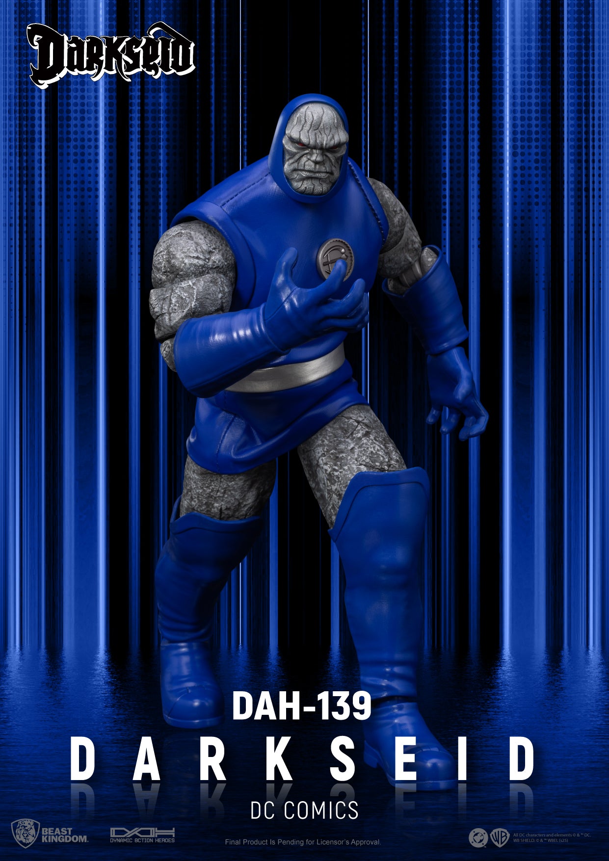 Dynamic Dc Gray DC Comics Dynamic 8ction Heroes DAH-139 Darkseid – Nerdzoic Toy Store