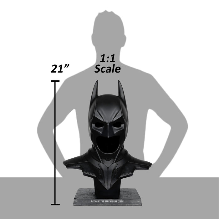 DC DIrect The Dark Knight (2008) Batman Cowl (1:1 Scale Replica)