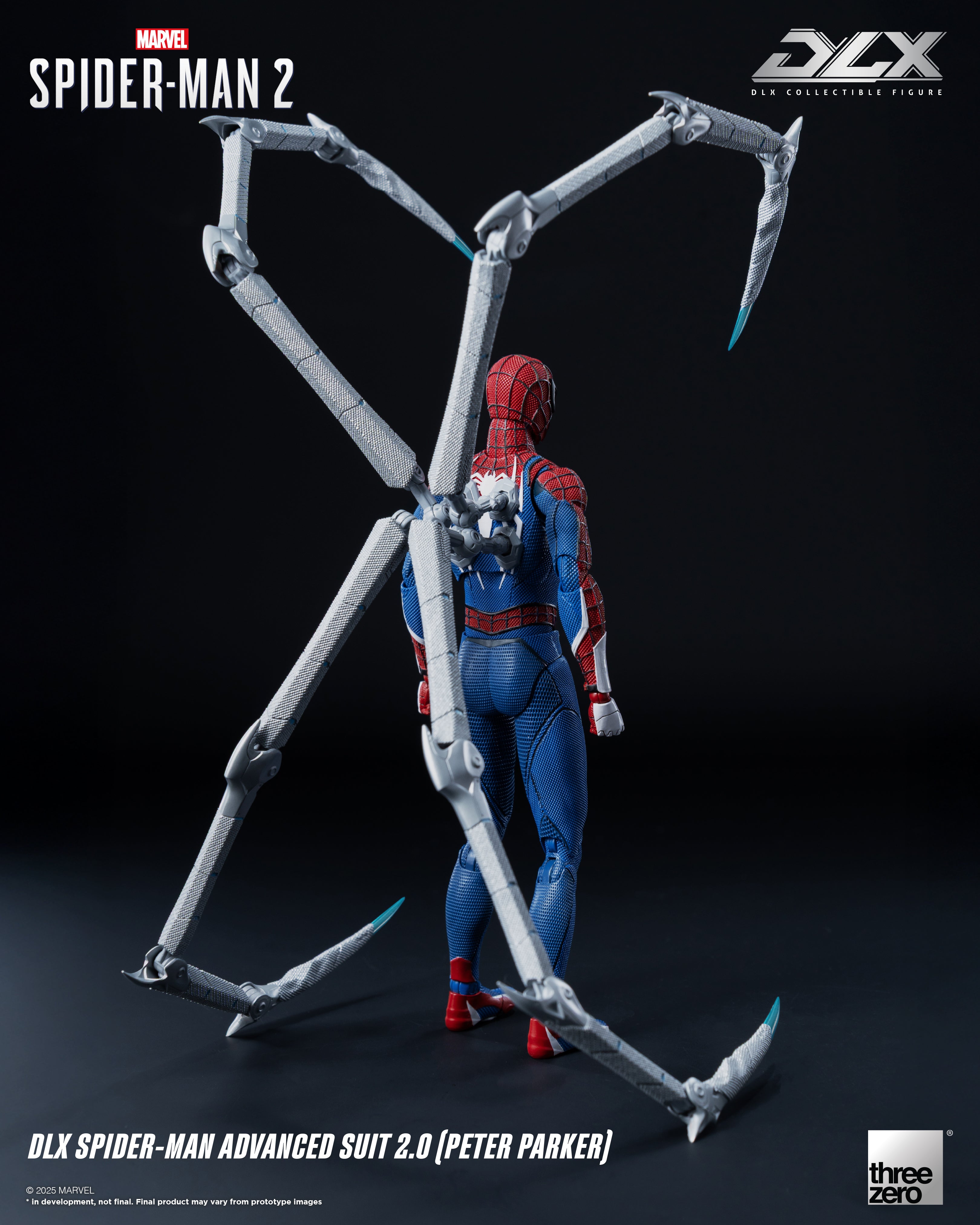 Threezero Spider Man 2 DLX Spider Man Advanced Suit 2 0 (Peter Parker Threezero Spider Man 2 DLX Spider Man Advanced Suit 2 0 (Peter Parker