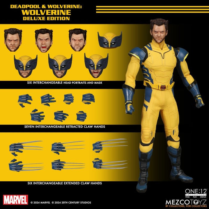 Deadpool & Wolverine Mezco One:12 Collective Wolverine (Deluxe Edition)