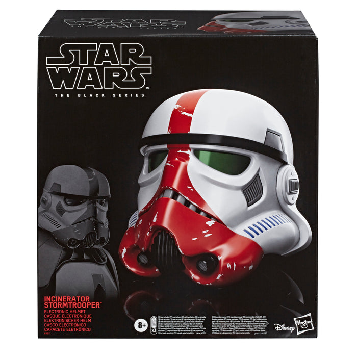 Star Wars Black Series Incinerator Stormtrooper Premium Electronic Helmet (Re-Run)