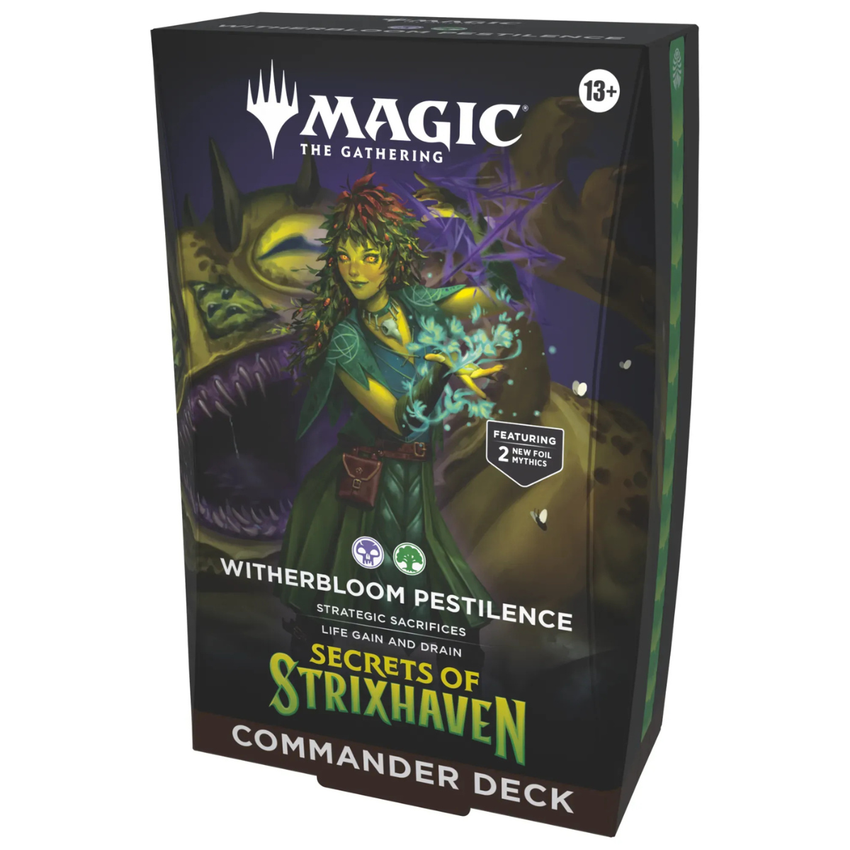 Magic: The Gathering Secrets of Strixhaven Commander Deck - Witherbloom Pestilence - Trading Card Games
