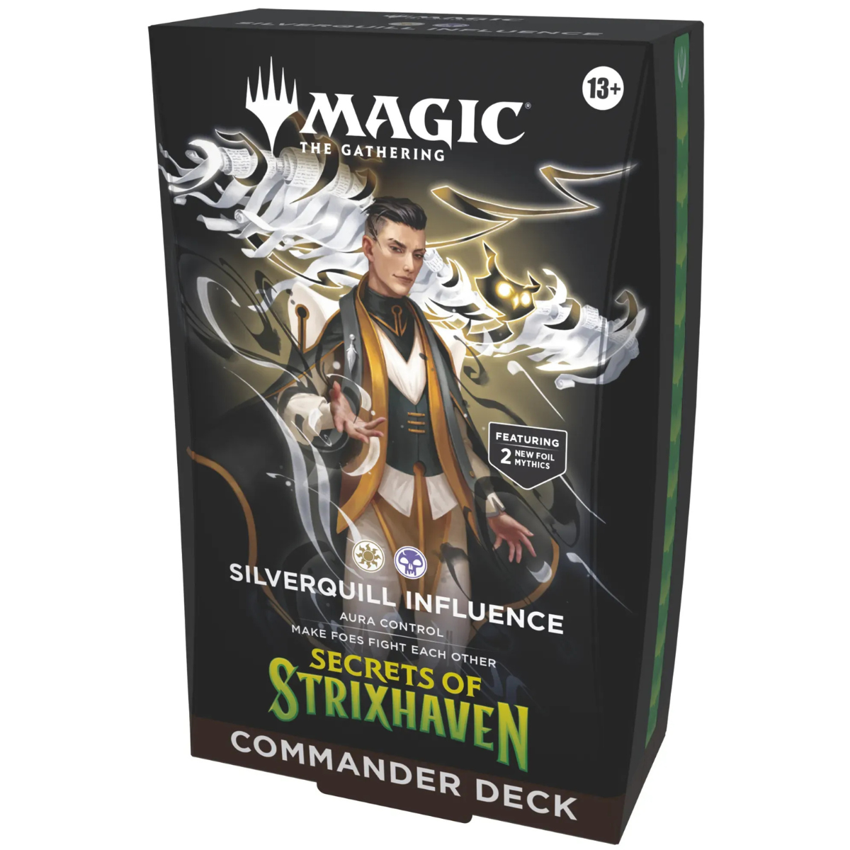 Magic: The Gathering Secrets of Strixhaven Commander Deck - Silverquill Influence - Trading Card Games