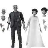 NECA Universal Monsters Bride Of Frankenstein 90th Anniversary The Monster & His Mate 2-Pack (Black & White)