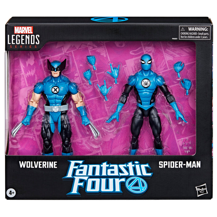 Marvel Legends Fantastic Four Wolverine & Spider-Man 2-Pack