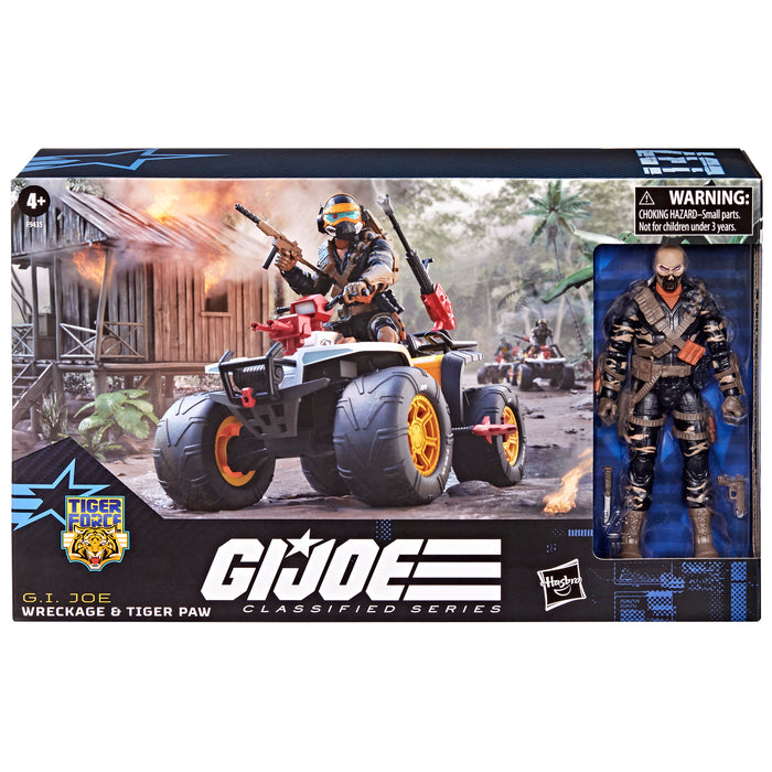 G.I. Joe Classified #137 Tiger Force Wreckage & Tiger Paw ATV