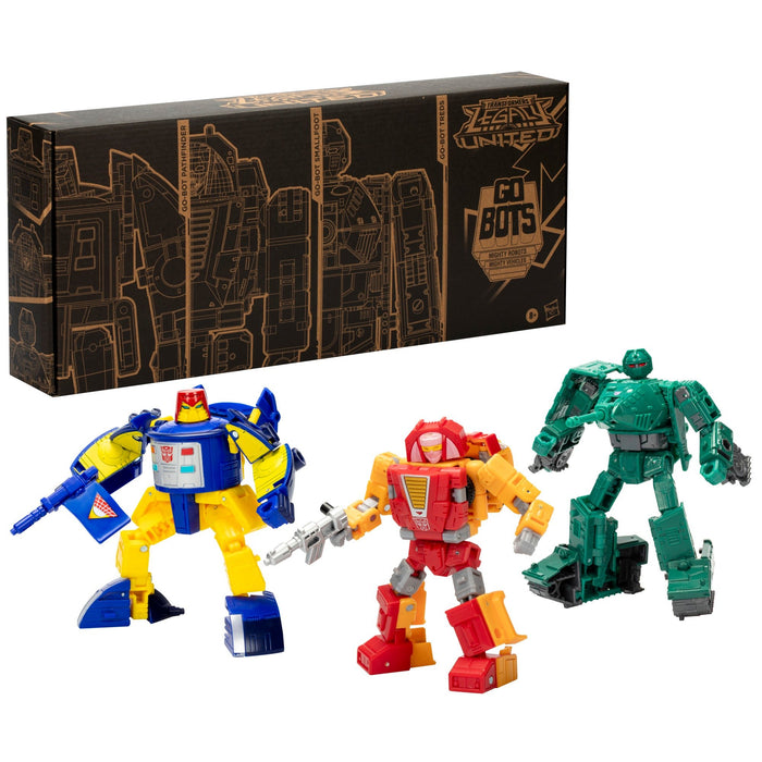 Transformers Generations Selects Legacy United Deluxe Class Go-Bot Guardians 3-Pack