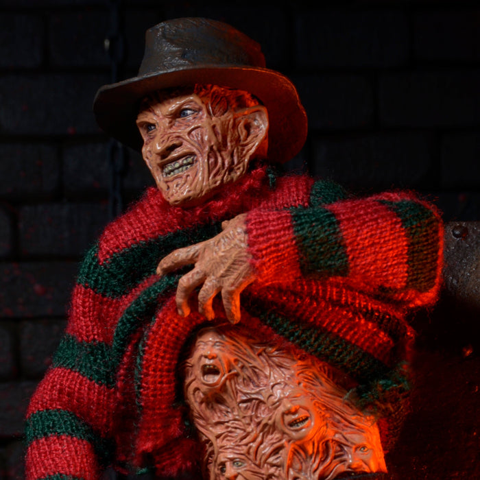 NECA Nightmare on Elmstreet Dream Warriors Freddy (8" Clothed Scale)