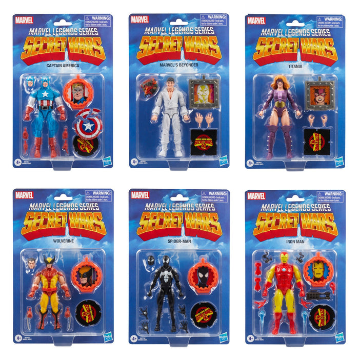 Marvel Legends Retro Secret Wars Wave 1 COMPLETE SET OF 6